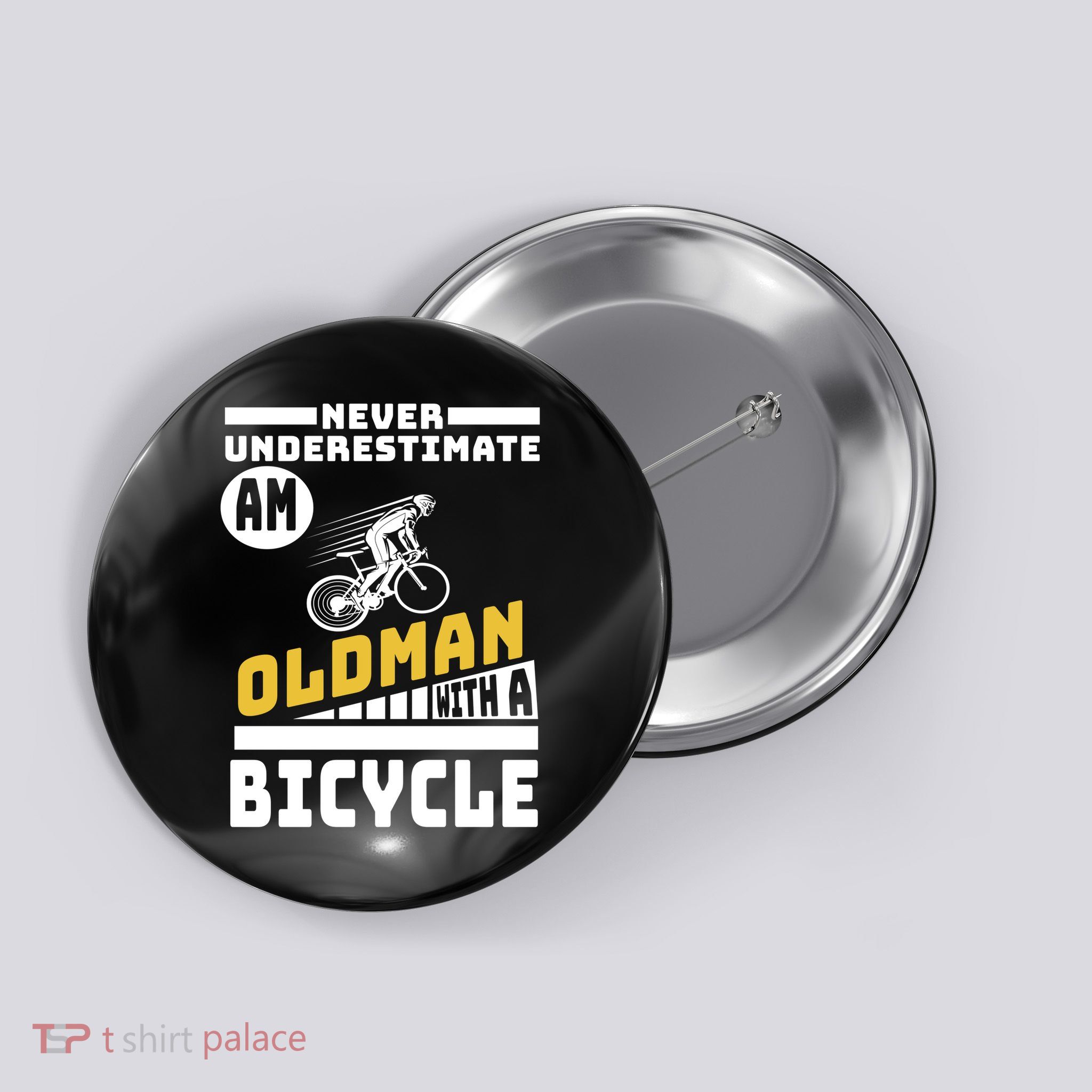 Never Underestimate An Oldman With A Bicycle Button