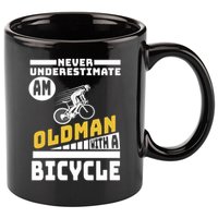 Never Underestimate An Oldman With A Bicycle 11oz C Handle Ceramic Mug