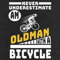 Never Underestimate An Oldman With A Bicycle Beanie