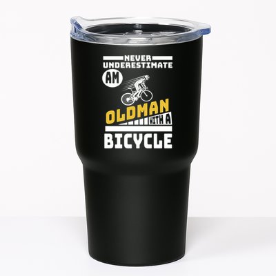 Never Underestimate An Oldman With A Bicycle Tumbler