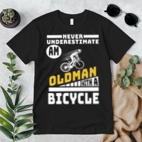 Never Underestimate An Oldman With A Bicycle Premium T-Shirt