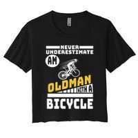 Never Underestimate An Oldman With A Bicycle Crop Top