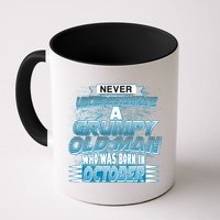 Never Underestimate Grumpy Old Man Born In October Mug
