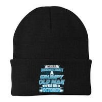 Never Underestimate Grumpy Old Man Born In October Beanie