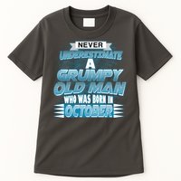 Never Underestimate Grumpy Old Man Born In October Tall T-Shirt