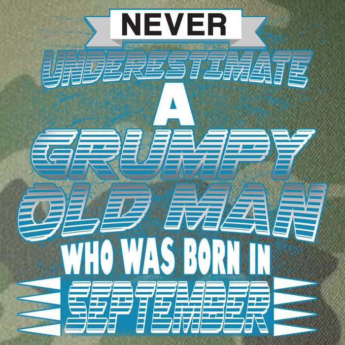 Never Underestimate Grumpy Old Man Born In September Legacy Tie Dye Trucker Hat