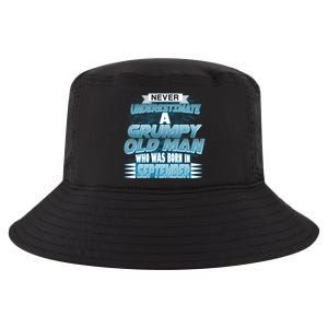 Never Underestimate Grumpy Old Man Born In September Cool Comfort Performance Bucket Hat