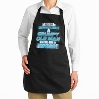 Never Underestimate Grumpy Old Man Born In September Apron