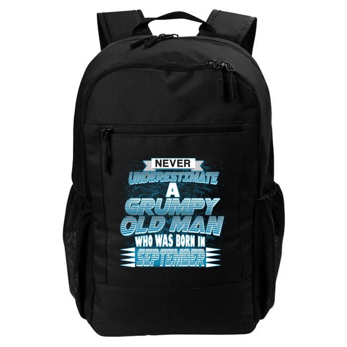 Never Underestimate Grumpy Old Man Born In September Backpack