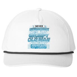 Never Underestimate Grumpy Old Man Born In September Snapback Five-Panel Rope Hat