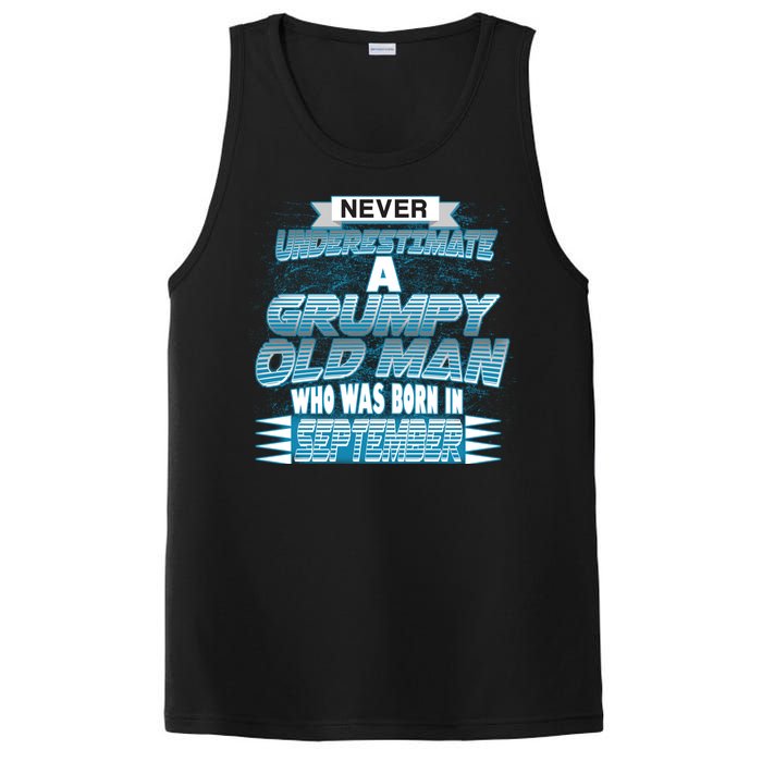 Never Underestimate Grumpy Old Man Born In September PosiCharge Competitor Tank