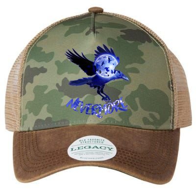 Nevermore Raven Halloween Legacy Tie Dye Trucker Hat