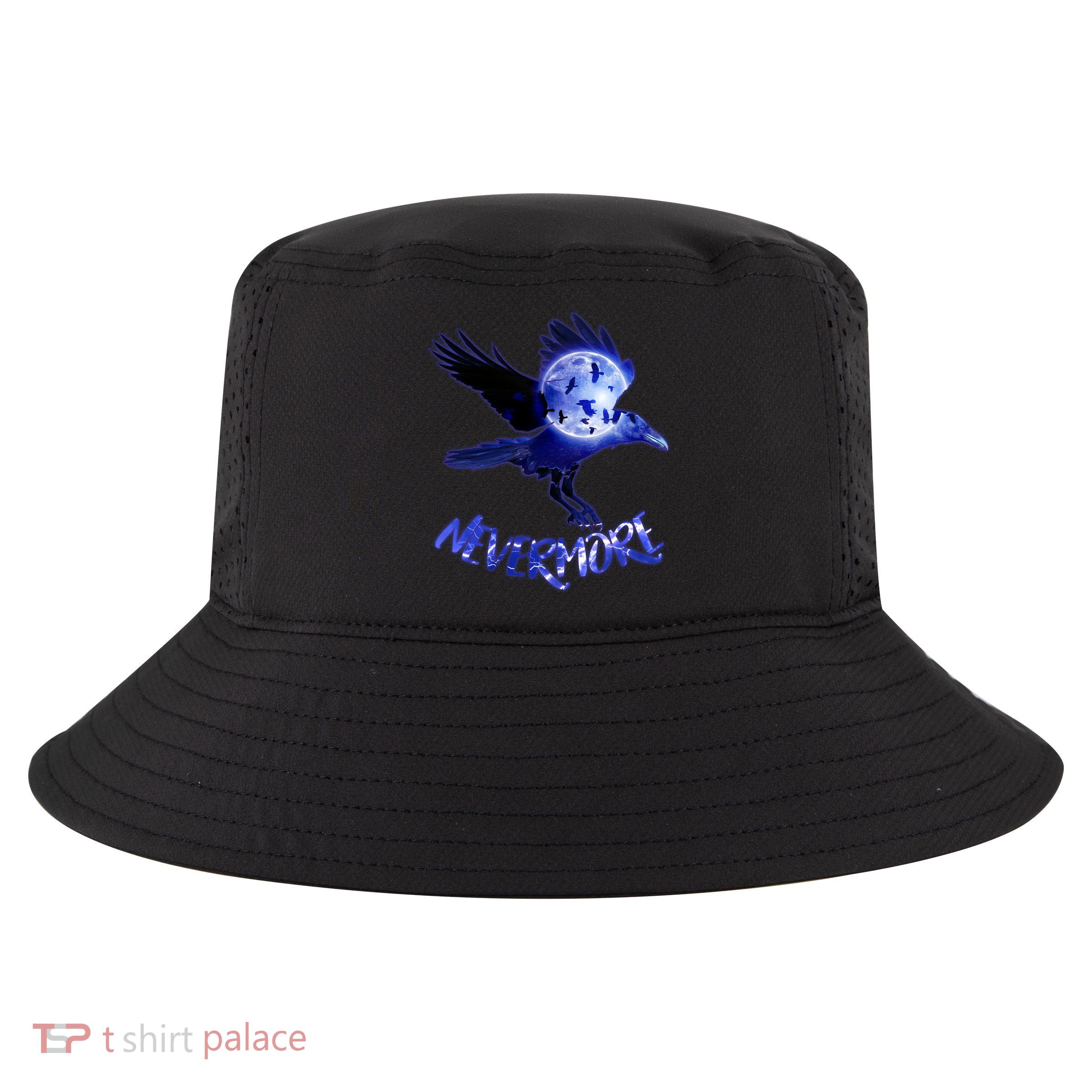 Nevermore Raven Halloween Cool Comfort Performance Bucket Hat