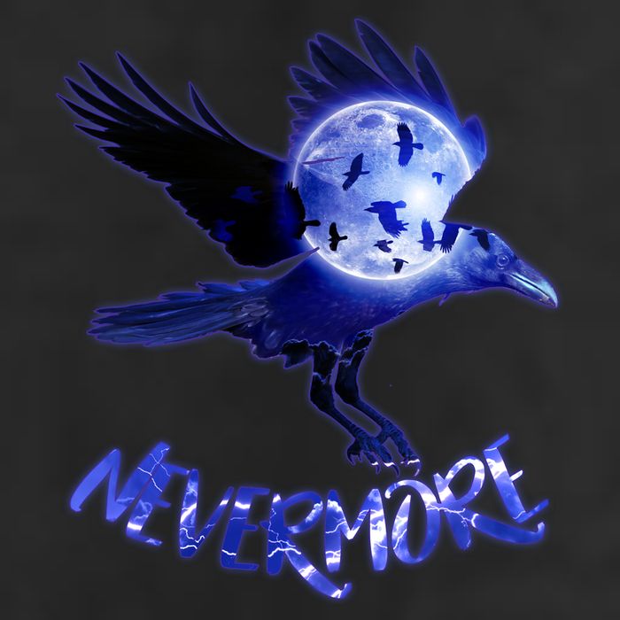 Nevermore Raven Halloween Cool Comfort Performance Bucket Hat