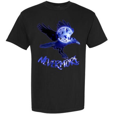 Nevermore Raven Halloween Garment-Dyed Heavyweight T-Shirt