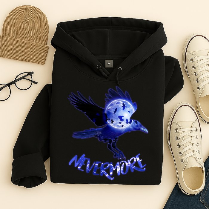 Nevermore Raven Halloween Hoodie