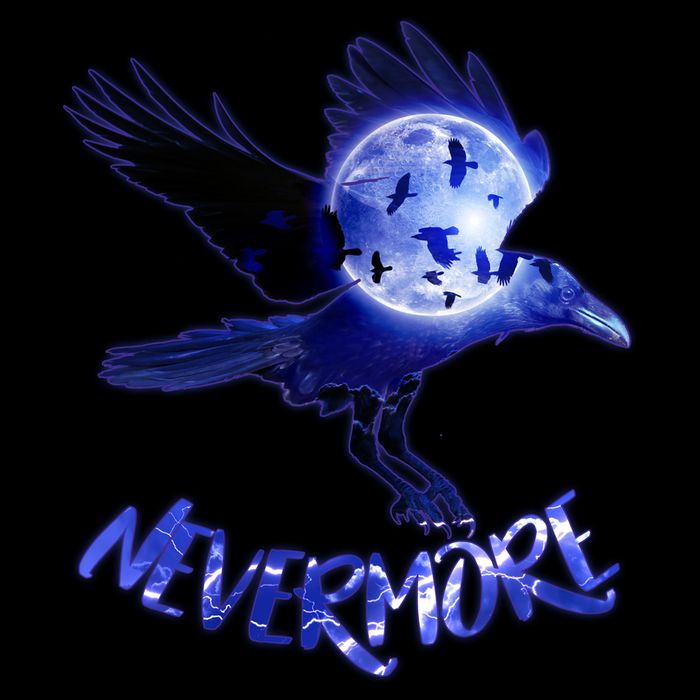Nevermore Raven Halloween Hoodie