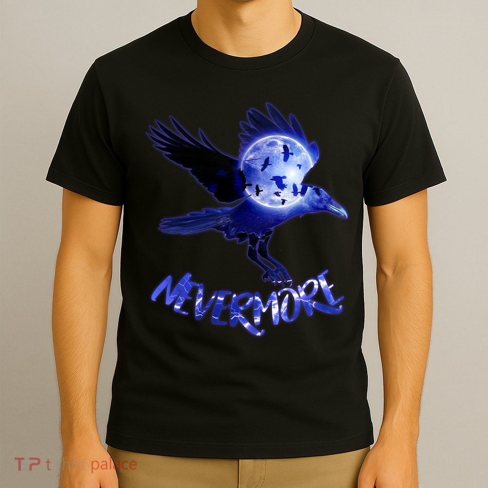 Nevermore Raven Halloween T-Shirt