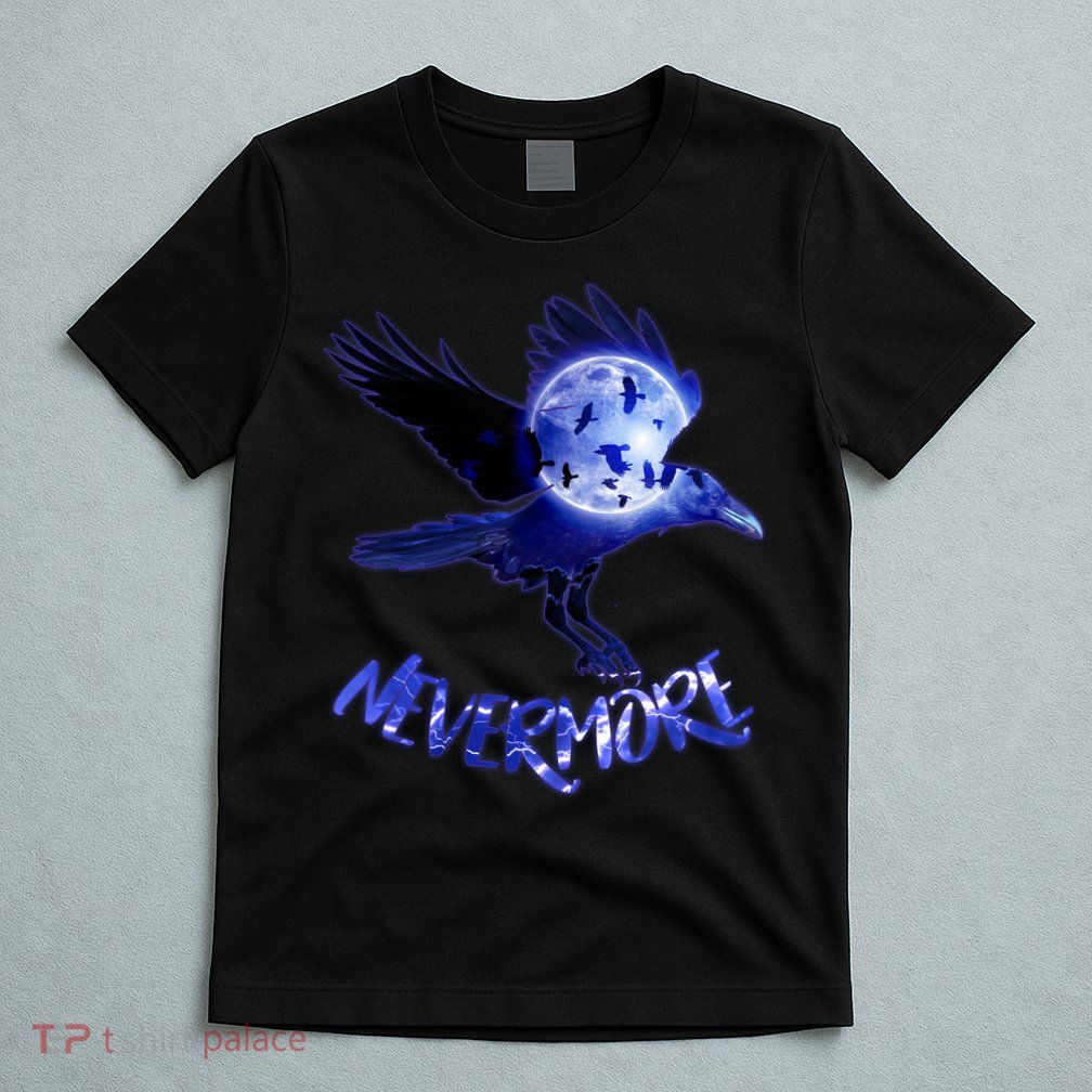 Nevermore Raven Halloween T-Shirt