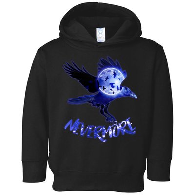 Nevermore Raven Halloween Toddler Hoodie