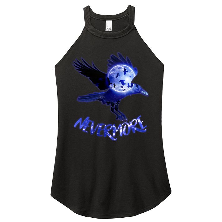Nevermore Raven Halloween Women's Perfect Tri Rocker Tank