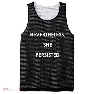 Nevertheless, She Persisted - Resist Mesh Reversible Basketball Jersey Tank