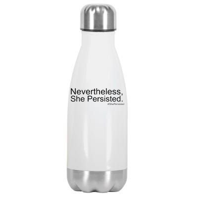 Nevertheless, She Persisted - Resist Stainless Steel Insulated Water Bottle