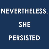 Nevertheless, She Persisted. Never Give Up. Never Give In. Feminist Hoodie