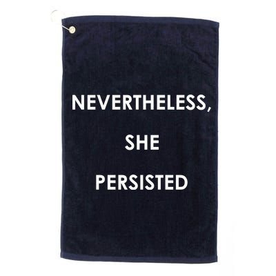 Nevertheless, She Persisted. Never Give Up. Never Give In. Feminist Golf Towel