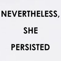 Nevertheless, She Persisted. Never Give Up. Never Give In. Feminist Garment-Dyed Sweatshirt