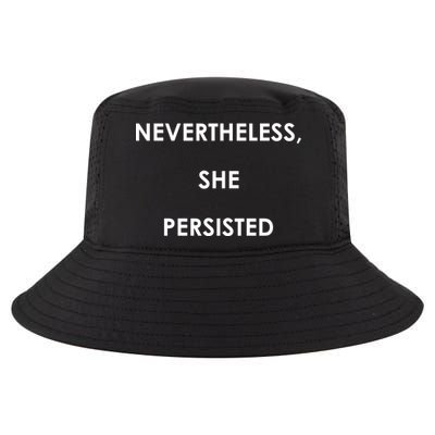 Nevertheless, She Persisted. #Resist Resistance Cool Comfort Performance Bucket Hat