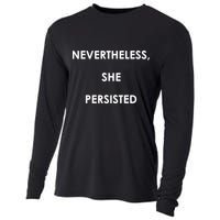 Nevertheless, She Persisted. #Resist Resistance Cooling Performance Long Sleeve Crew