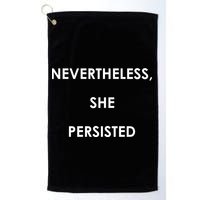 Nevertheless, She Persisted. #Resist Resistance Golf Towel