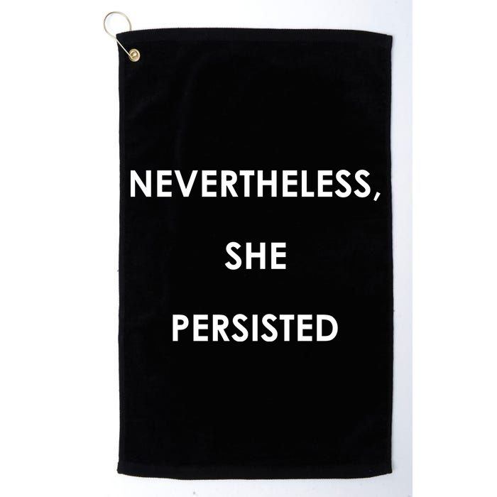 Nevertheless, She Persisted. #Resist Resistance Golf Towel
