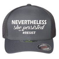 Nevertheless, She Persisted. #Resist Resistance Flexfit Unipanel Trucker Cap