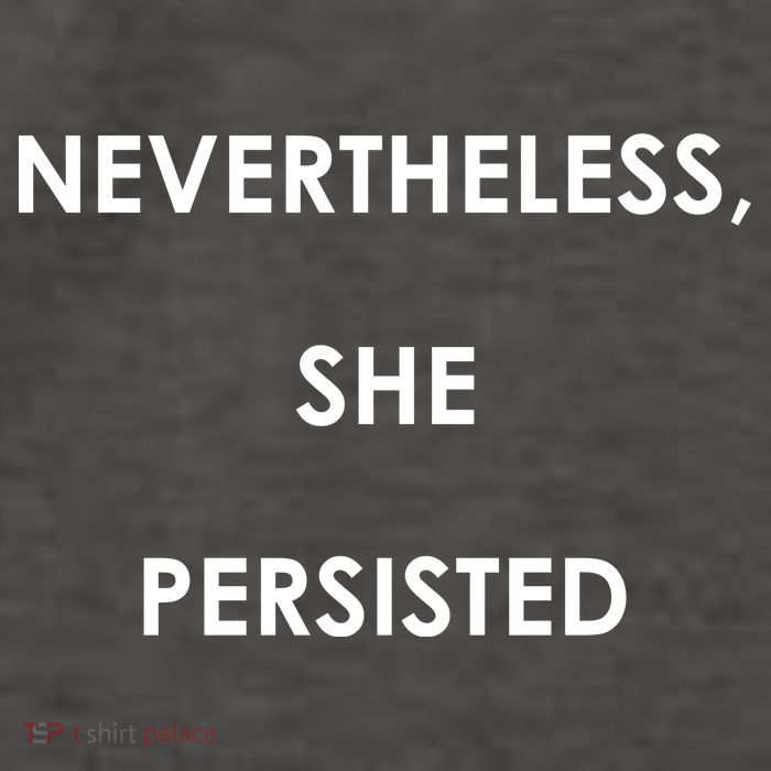 Nevertheless, She Persisted. #Resist Resistance Vector Backpack