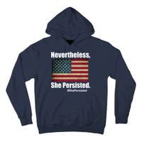 Nevertheless She Persisted American Flag Tall Hoodie