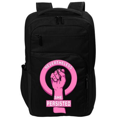 Nevertheless She Persisted Fist Tribute  Impact Tech Backpack