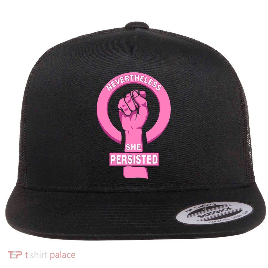 Nevertheless She Persisted Fist Tribute  Flatbill Hat