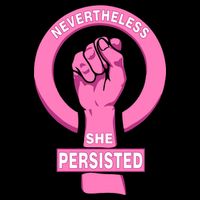 Nevertheless She Persisted Fist Tribute  Baby Bodysuit