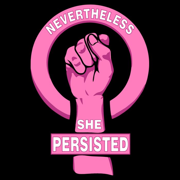 Nevertheless She Persisted Fist Tribute  Baby Bodysuit