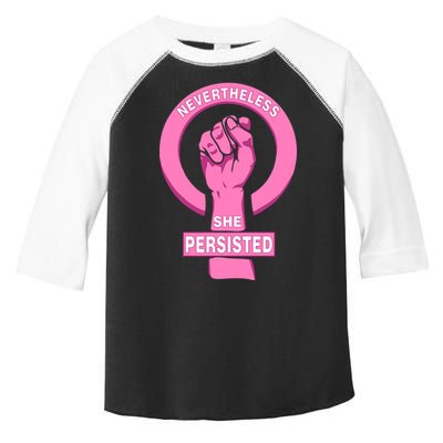 Nevertheless She Persisted Fist Tribute  Toddler Fine Jersey T-Shirt