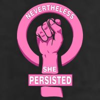 Nevertheless She Persisted Fist Tribute  Golf Towel