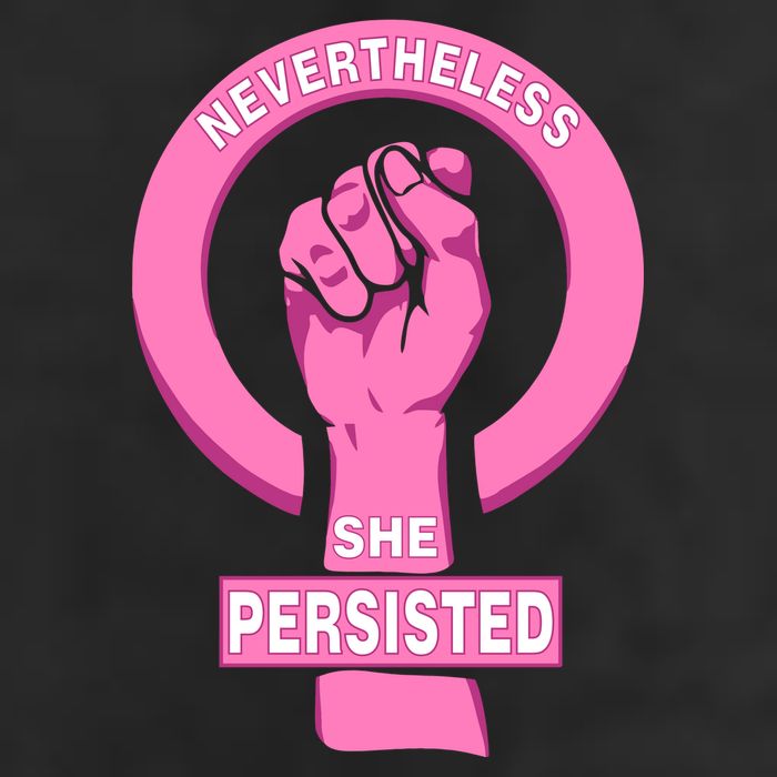 Nevertheless She Persisted Fist Tribute  Golf Towel