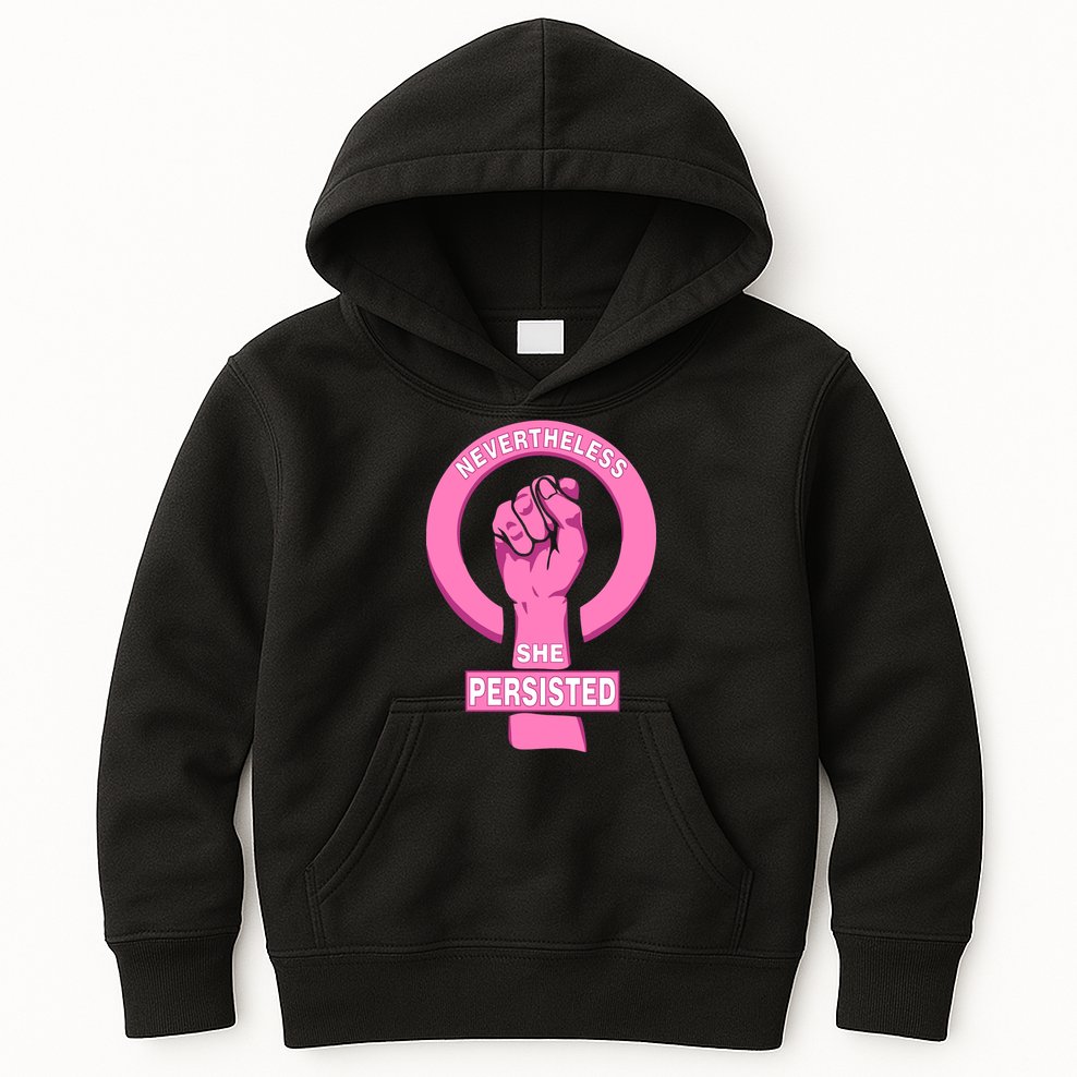 Nevertheless She Persisted Fist Tribute  Kids Hoodie
