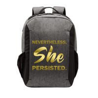 Nevertheless She Persisted Gold Signature Vector Backpack