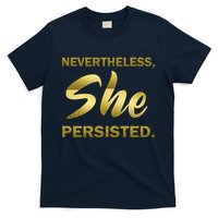 Nevertheless She Persisted Gold Signature T-Shirt