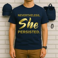 Nevertheless She Persisted Gold Signature T-Shirt