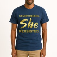 Nevertheless She Persisted Gold Signature Tall T-Shirt