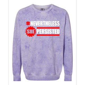 Nevertheless She Persisted NEVERTHELESS Resist Colorblast Crewneck Sweatshirt